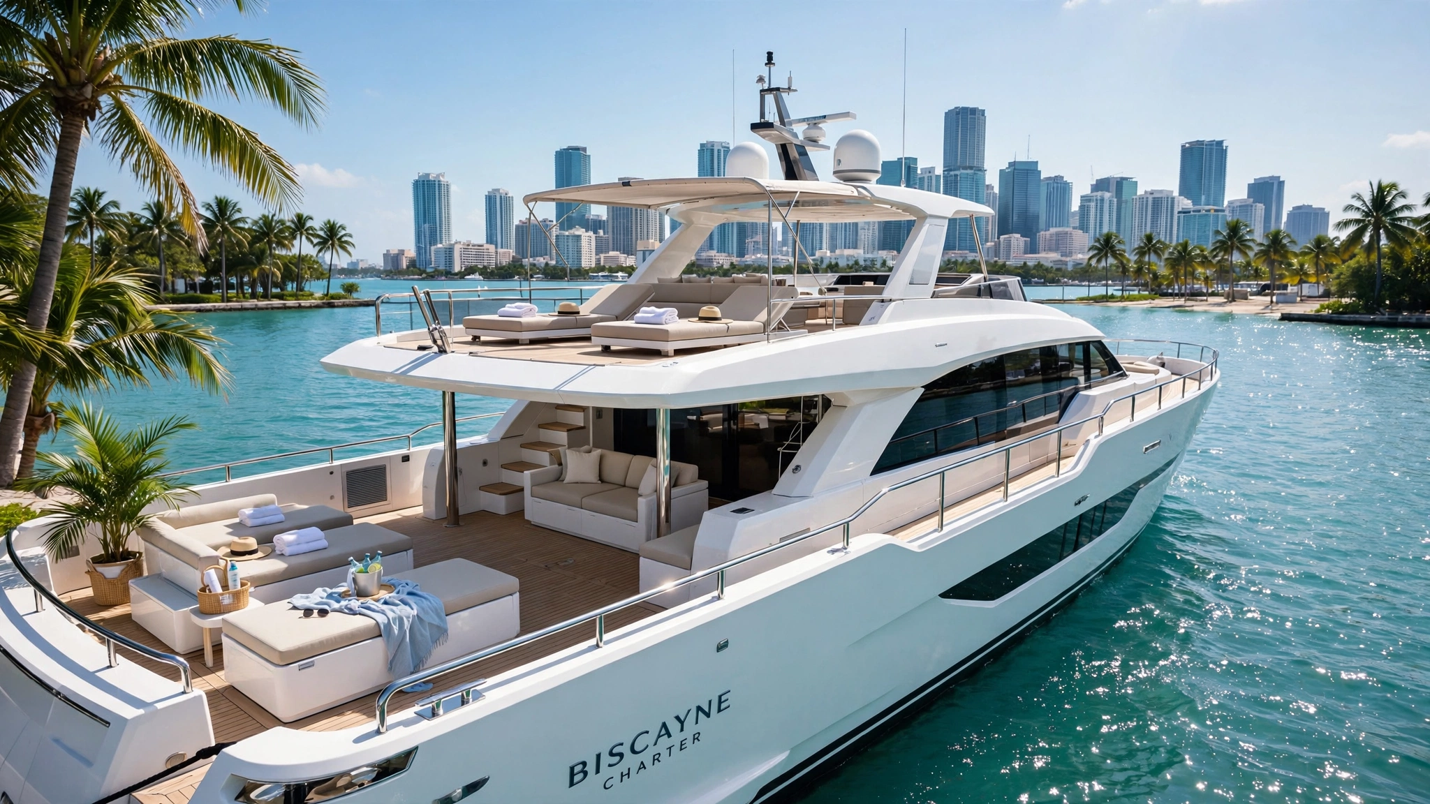 Florida Biscayne yacht charter - custom Florida boat image